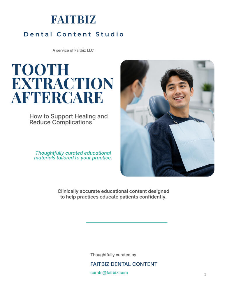 Tooth Extraction Aftercare Guide